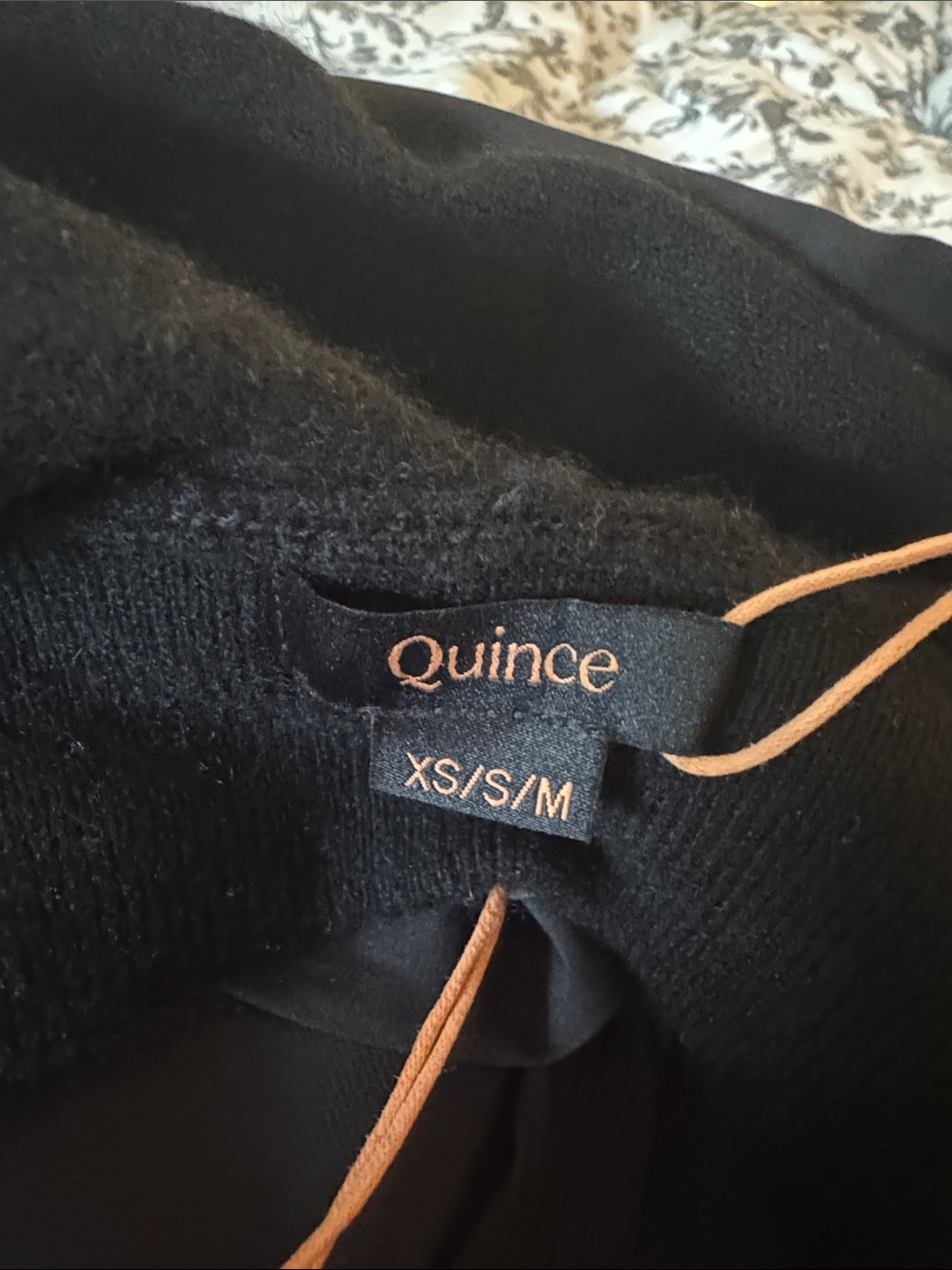 100% Mongolian Cashmere Hoodie Blazer Insert - Picture 6 of 7